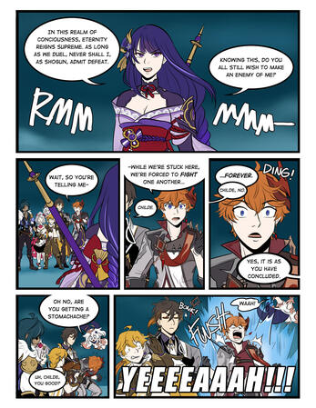 Genshin comic sample 1