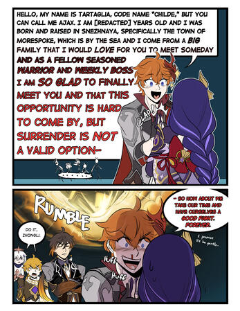Genshin comic sample 2